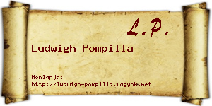 Ludwigh Pompilla névjegykártya